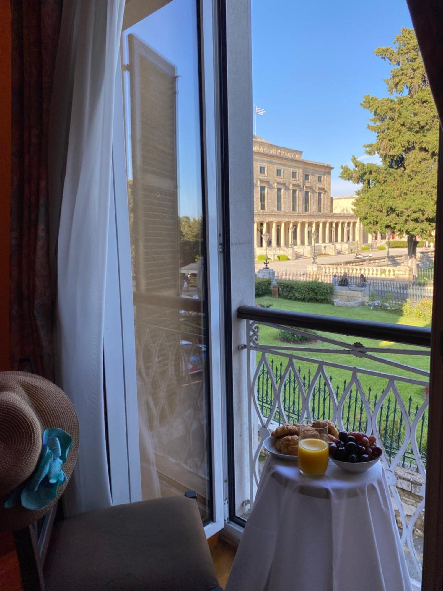 Palazzo Luxury Suite - View To Liston Square & Old Fortress Of Corfu Old Town Exteriör bild