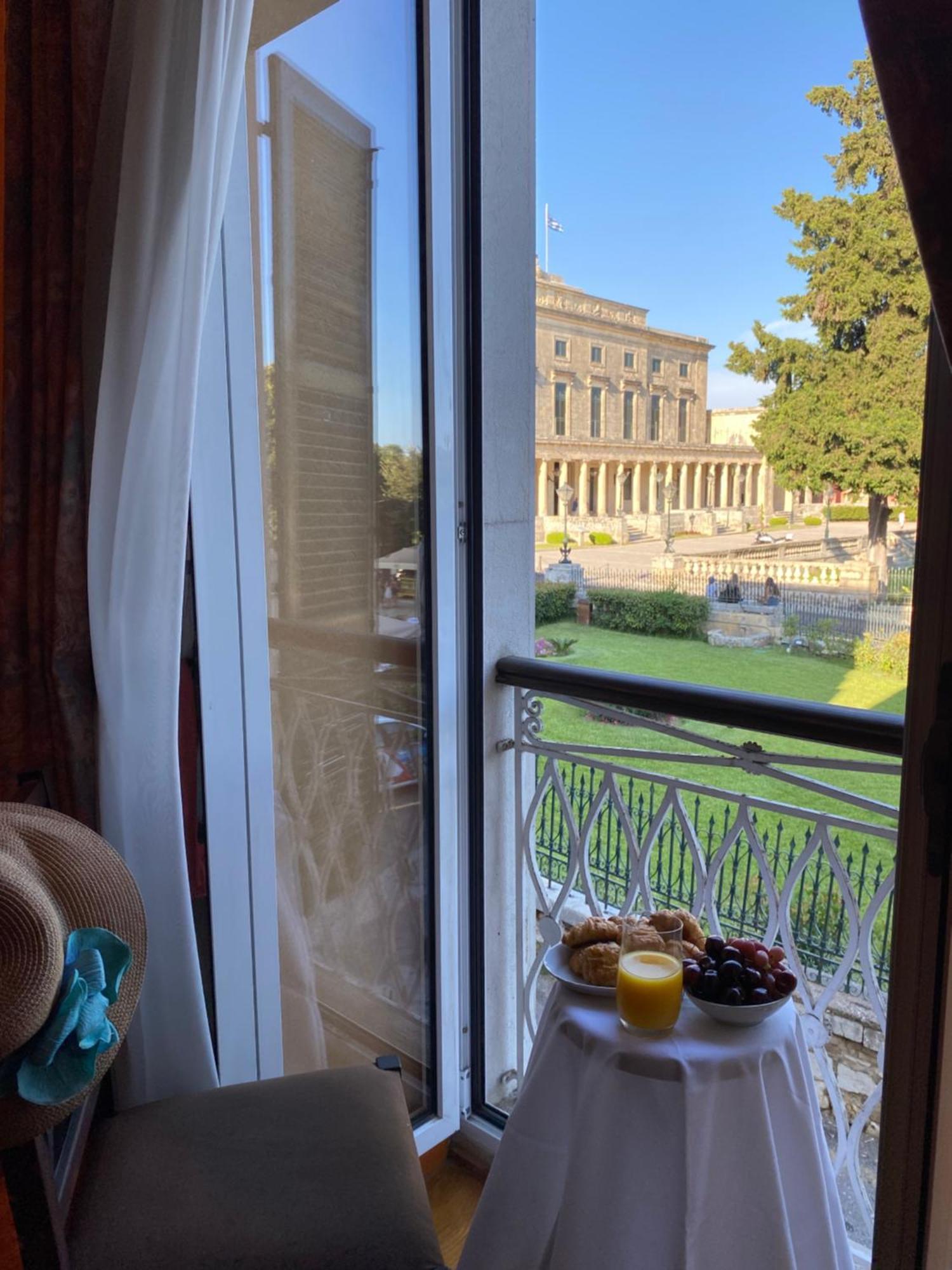 Palazzo Luxury Suite - View To Liston Square & Old Fortress Of Corfu Old Town Exteriör bild