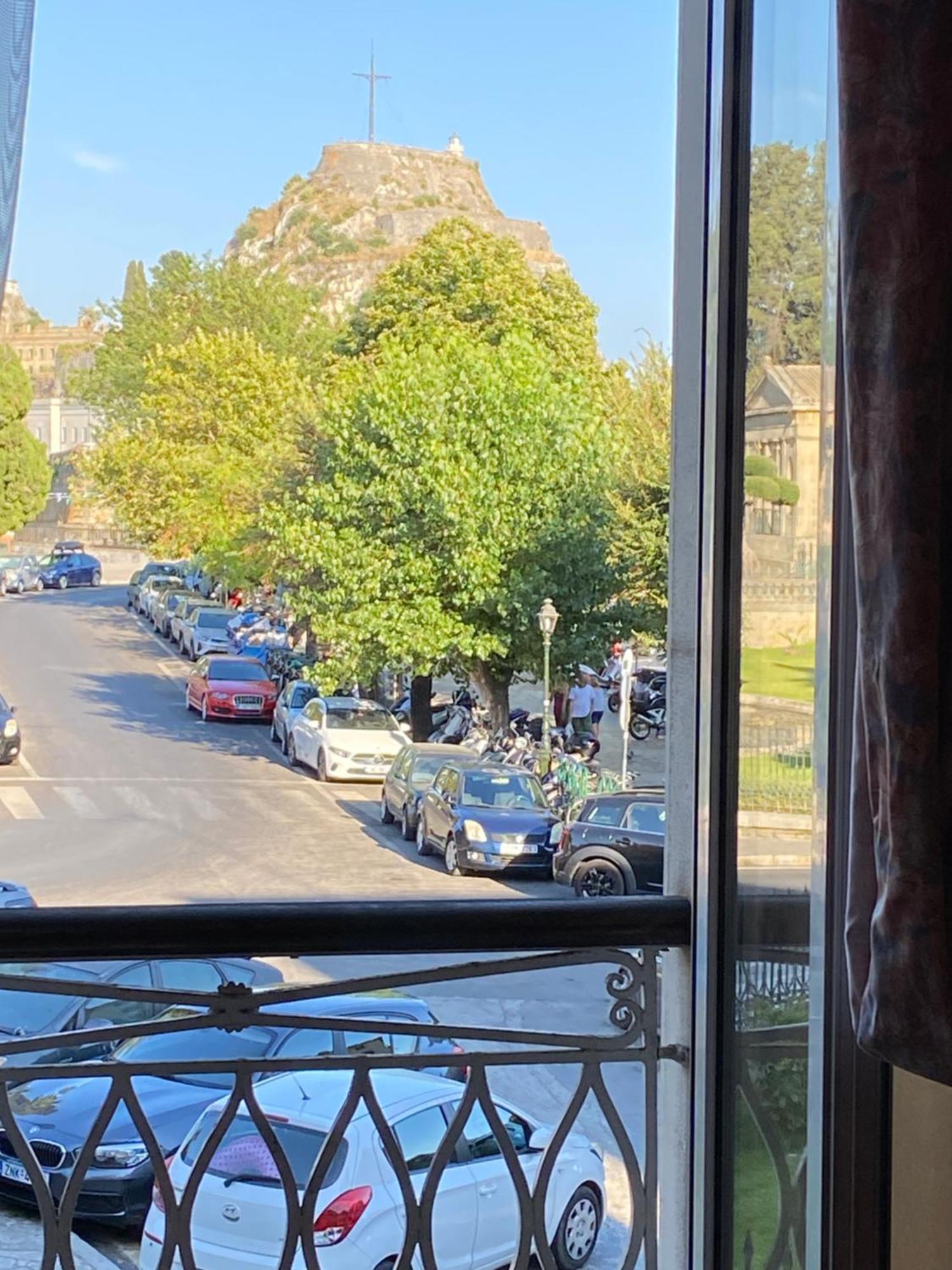 Palazzo Luxury Suite - View To Liston Square & Old Fortress Of Corfu Old Town Exteriör bild