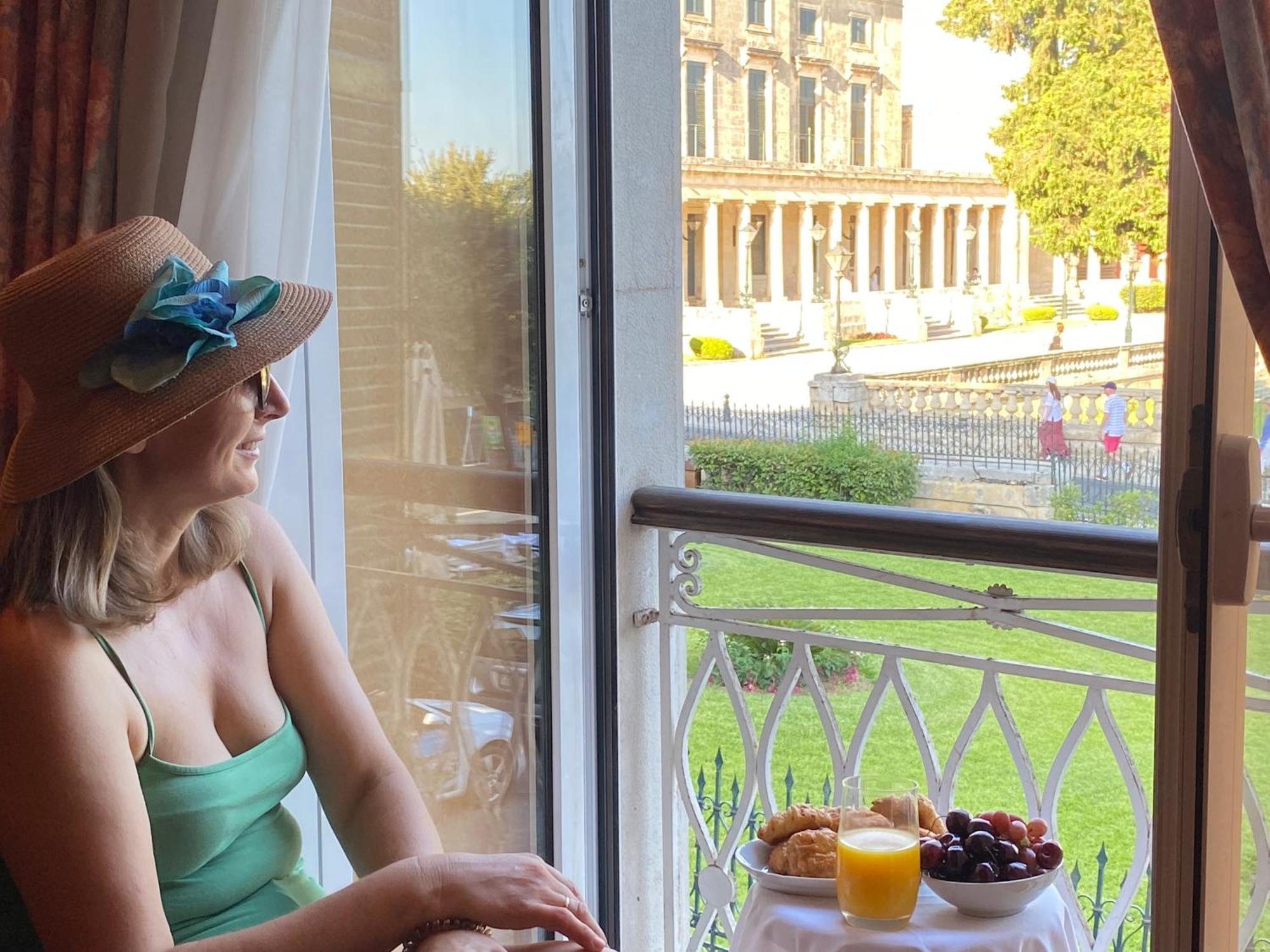 Palazzo Luxury Suite - View To Liston Square & Old Fortress Of Corfu Old Town Exteriör bild