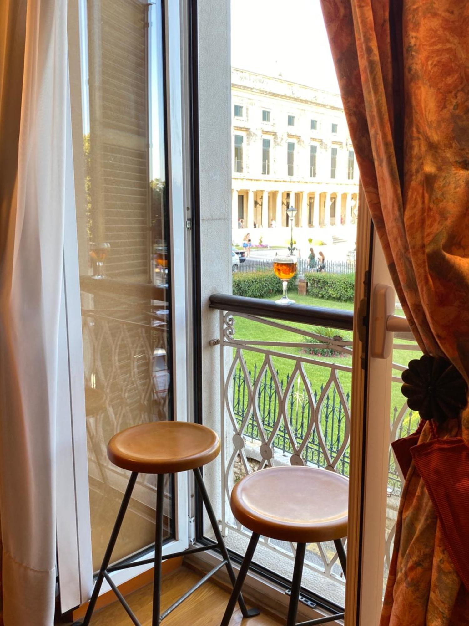 Palazzo Luxury Suite - View To Liston Square & Old Fortress Of Corfu Old Town Exteriör bild