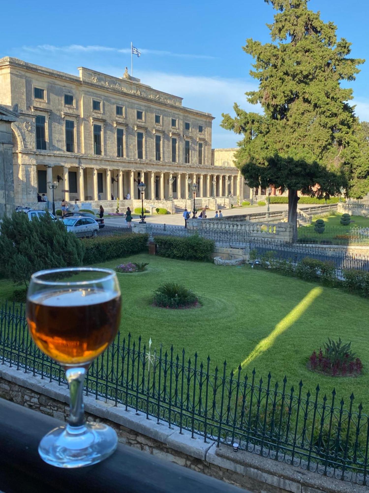 Palazzo Luxury Suite - View To Liston Square & Old Fortress Of Corfu Old Town Exteriör bild