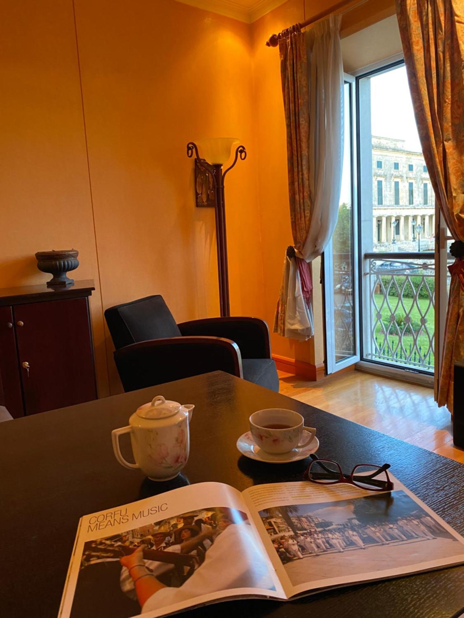 Palazzo Luxury Suite - View To Liston Square & Old Fortress Of Corfu Old Town Exteriör bild