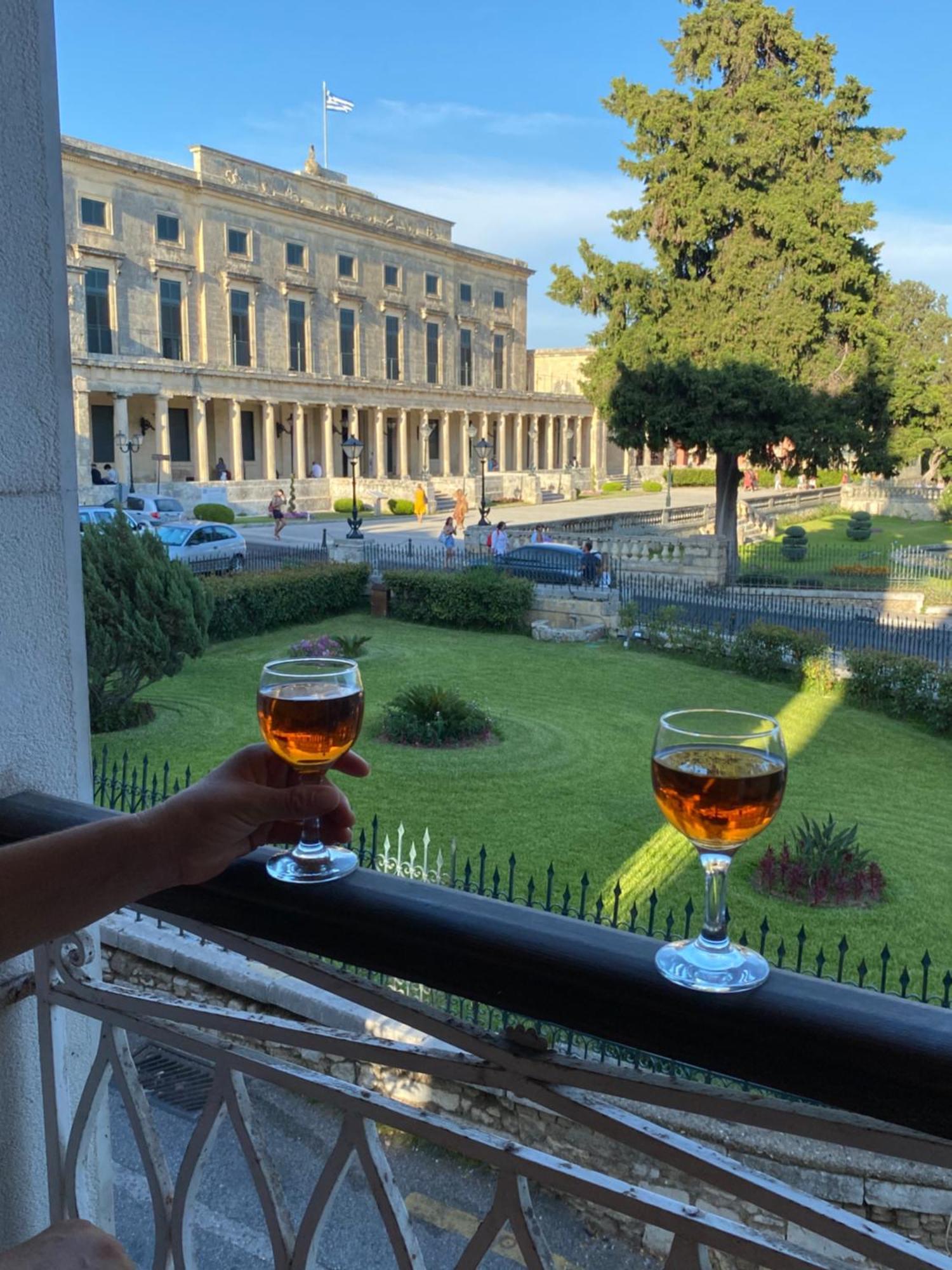 Palazzo Luxury Suite - View To Liston Square & Old Fortress Of Corfu Old Town Exteriör bild